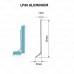 Grindjuostė aliuminio Juoda LP80 8cm